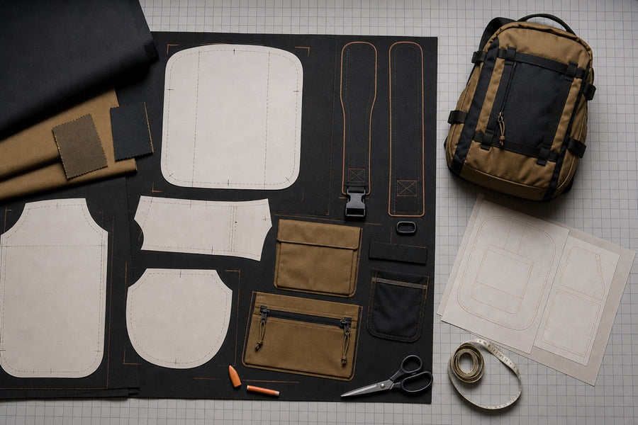 How much fabric do you need for a backpack?