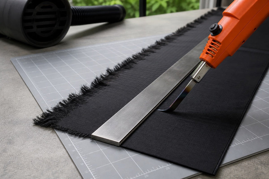 How to cut and seal nylon without fraying
