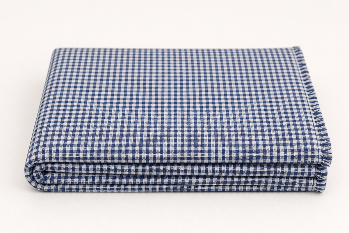 1/8 in Gingham Check Fabric — fabric material