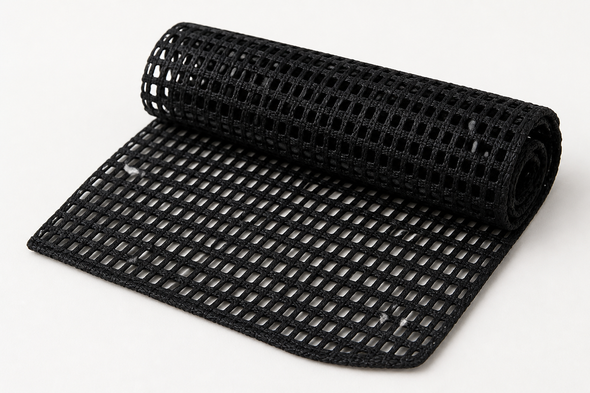 Black Spacer Mesh Fabric — 50 in Wide — fabric material