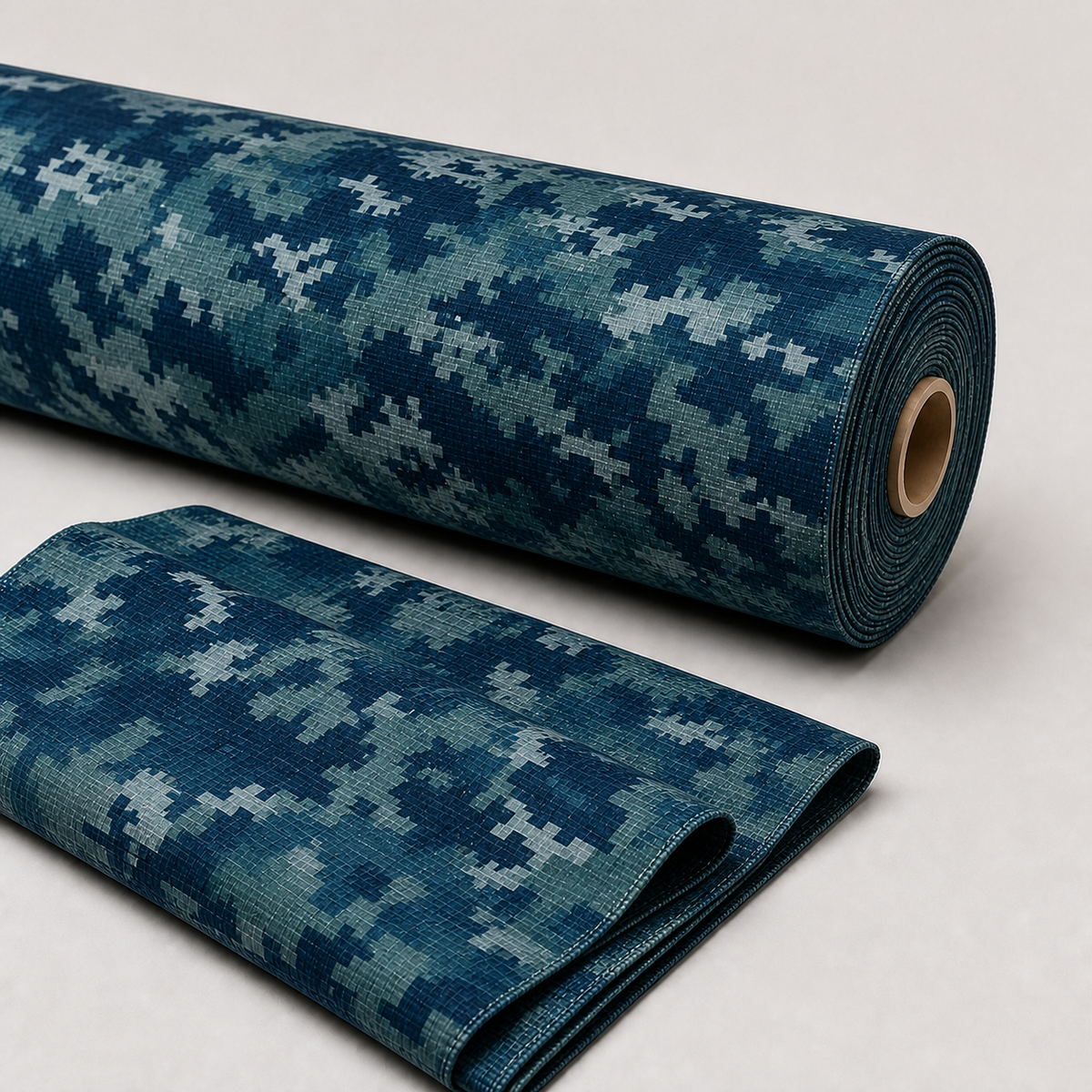Digital Green NyCo Ripstop Fabric — fabric material