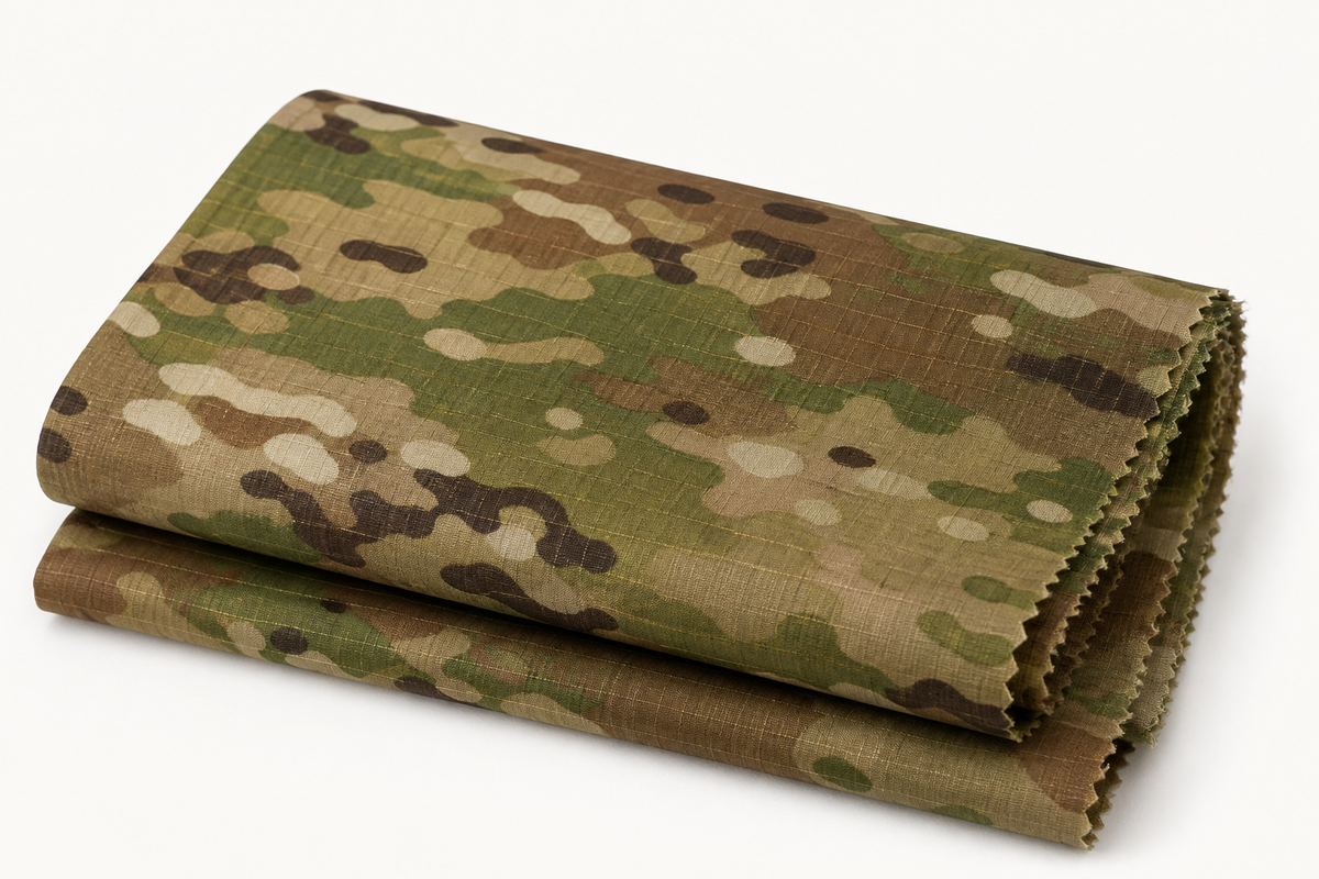 MultiCam OCP Nylon Ripstop Fabric — 61 in Wide — fabric material