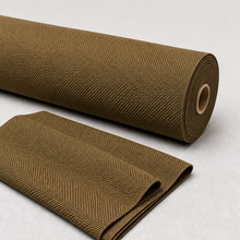 Illustration of Coyote Brown fabric on a roll.