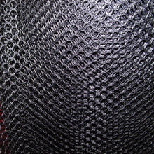 7 mm Black Polyester Mesh — 54 in Wide — fabric material