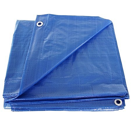 All-Purpose Blue Poly Tarps — 5 mil, Finished Sizes — product photo