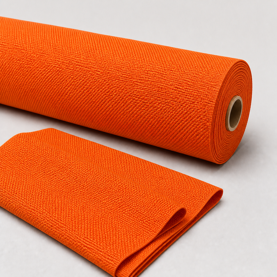 Orange fabric texture